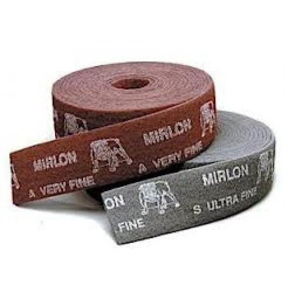 Mirka Mirlon Finishing Roll 100mm x 10m Red/Grey