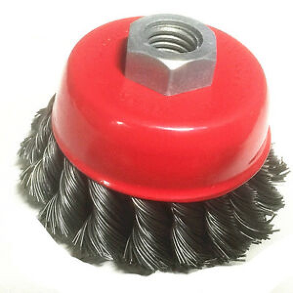 CUP BRUSH KNOTTED 100mm M14