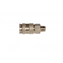 High Flow Coupler, Male Thread, 2pcs