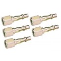 Bayonet Air Fitting, UK Style, Female Thread, 5pcs