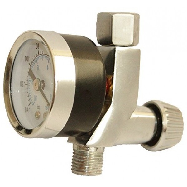 Mini air regulator gauge / spray gun gauge