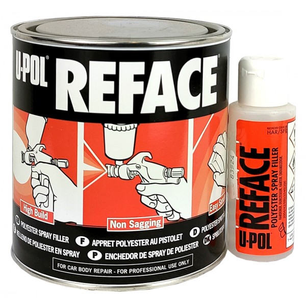 REFACE POLYESTER SPRAYABLE FILLER 1L Kit