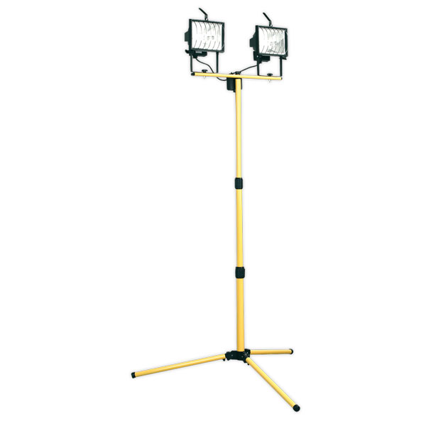 Sealey Telescopic Floodlight 2 x 400W/230V Tungsten/Halogen C-Class