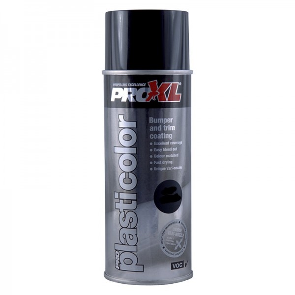 ProXL Plasticolor Plastic Bumper Paint Aerosol 400ml Dark Grey