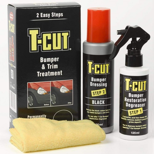 T-Cut Car Bumper & Trim Colour Restorer Kit Black