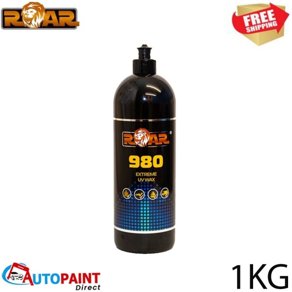 Roar 980 Extreme UV Wax Polish 1kg Polishing Detailing Valeting