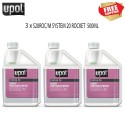 3 X U-POL S20ROC/M SYSTEM 20 ROCKET 500ML 2K PAINT ACCELERATOR