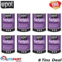 8 X U-POL FANTASTIC POLYESTER CAR BODY FILLER FANT/3 WITH BPO HARDENER 3LTR