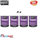 4 X U-POL FANTASTIC POLYESTER 3LTR CAR BODY FILLER FANT/3 WITH BPO HARDENER