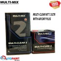 MULTIMIX MULTI CLEAR 2 HS 2K CLEARCOAT KIT 7.5LTR - WITH AIR DRY + HARDENER