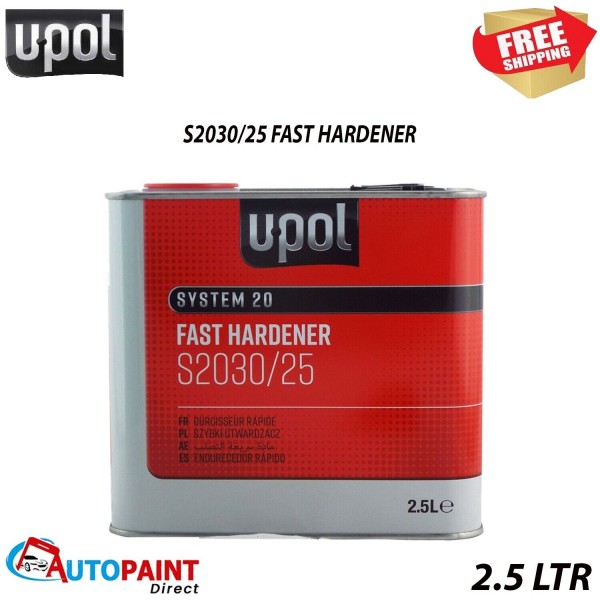 UPOL S2030 FAST HARDENER 2K ACTIVATOR U-POL FOR PAINT, PRIMER,LACQUER 2.5LTR