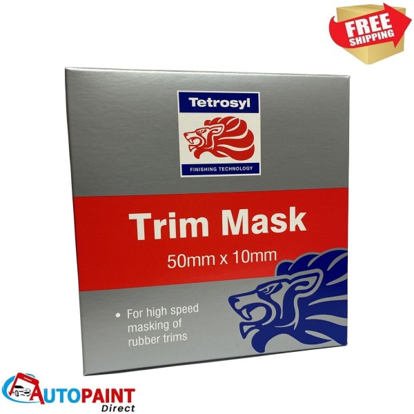 Tetrosyl Uni-Mask Trim Mask Protection Creped Paper Vinyl Tape 50mm x 10m