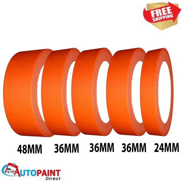 MASKING TAPE ROLL 24/36/48mm Orange Deal Pack