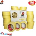 RPM PREMIIUM AUTOMOTIVE MASKING TAPE ROLL BOX OF 24mm x 50m (36 Rolls)