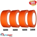 MASKING TAPE HIGH PERFORMANCE 48mm /36mm Pack of 3 / 1 Rolls Orange